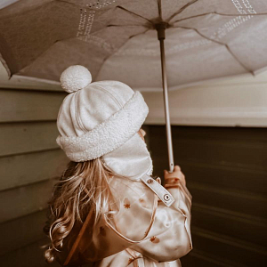 Шапка-ушанка Mrs. Ertha "Ivory", слоновая кость